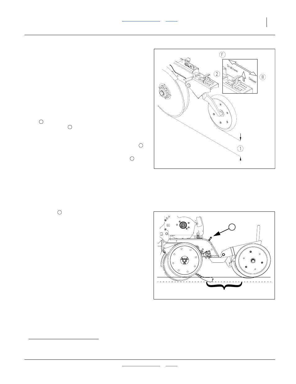 Opener depth, 10hdp opener depth, 25p opener depth | 10hdp opener depth 25p opener depth | Great Plains YP4025F-1670 Operator Manual User Manual | Page 73 / 196