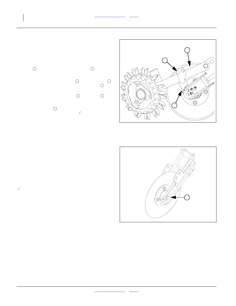 Unit-mounted coulter adjustments, Coulter depth adjustment, See 76 f | Great Plains YP4025F-1670 Operator Manual User Manual | Page 80 / 196