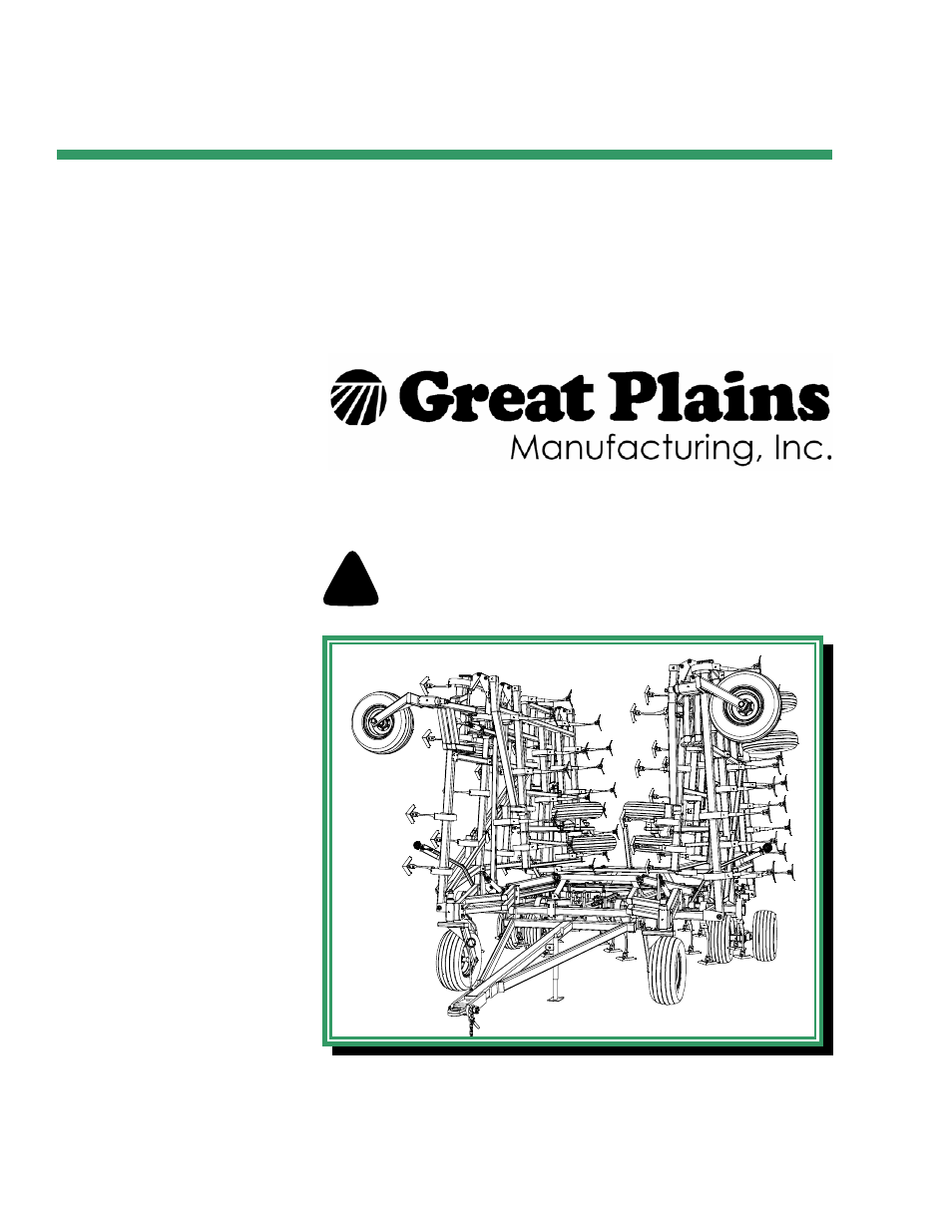 Great Plains 7560 Series VII Field Cultivator-Floating Hitch Operator Manual User Manual | 62 pages