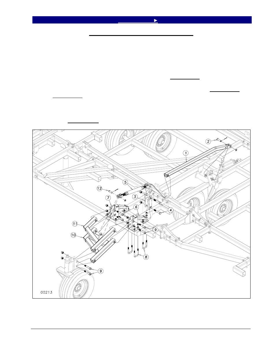 Wing caster wheel linkage assembly | Great Plains 7560 Series VII Field Cultivator-Floating Hitch Operator Manual User Manual | Page 23 / 62