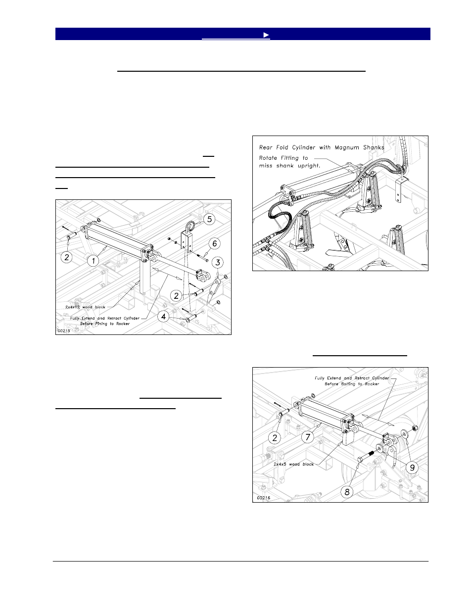 Fold cylinders, rocker arm and 3” roller assembly | Great Plains 7560 Series VII Field Cultivator-Floating Hitch Operator Manual User Manual | Page 25 / 62