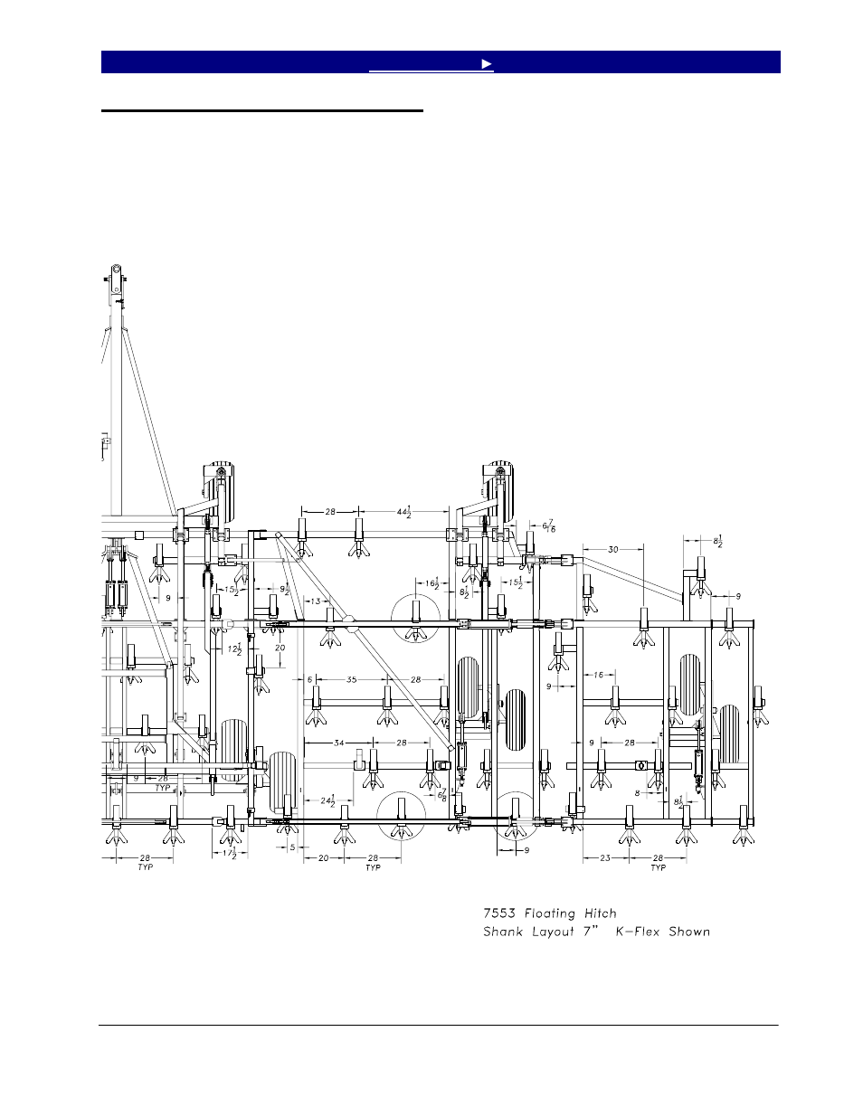Great Plains 7560 Series VII Field Cultivator-Floating Hitch Operator Manual User Manual | Page 49 / 62