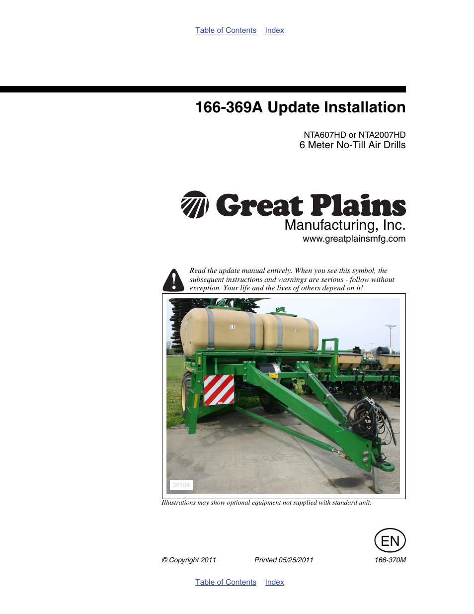Great Plains 2007HD  Update Installation User Manual | 106 pages