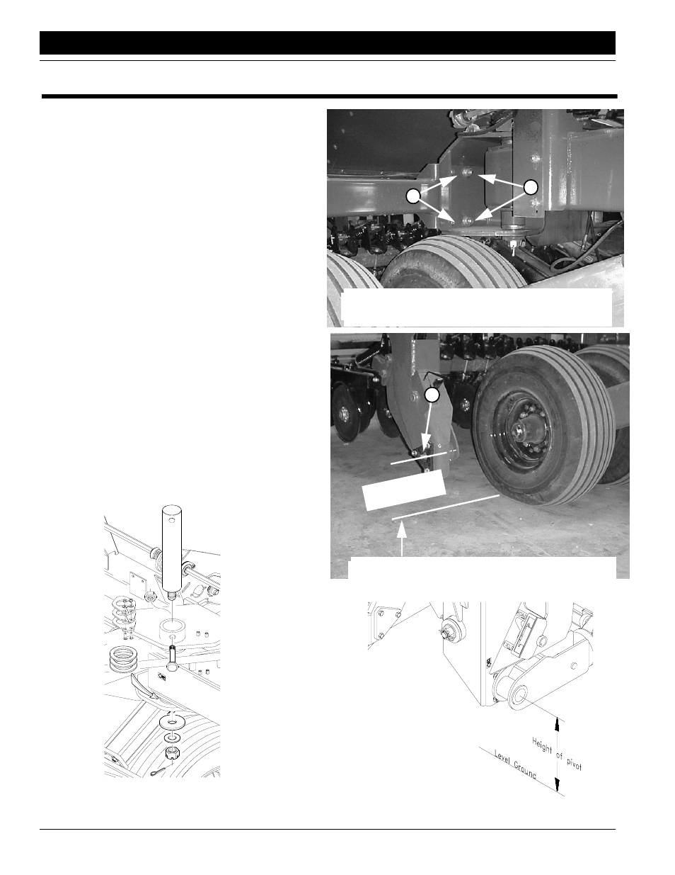 Leveling the drill | Great Plains 3S-3000F Operator Manual v2 User Manual | Page 14 / 73