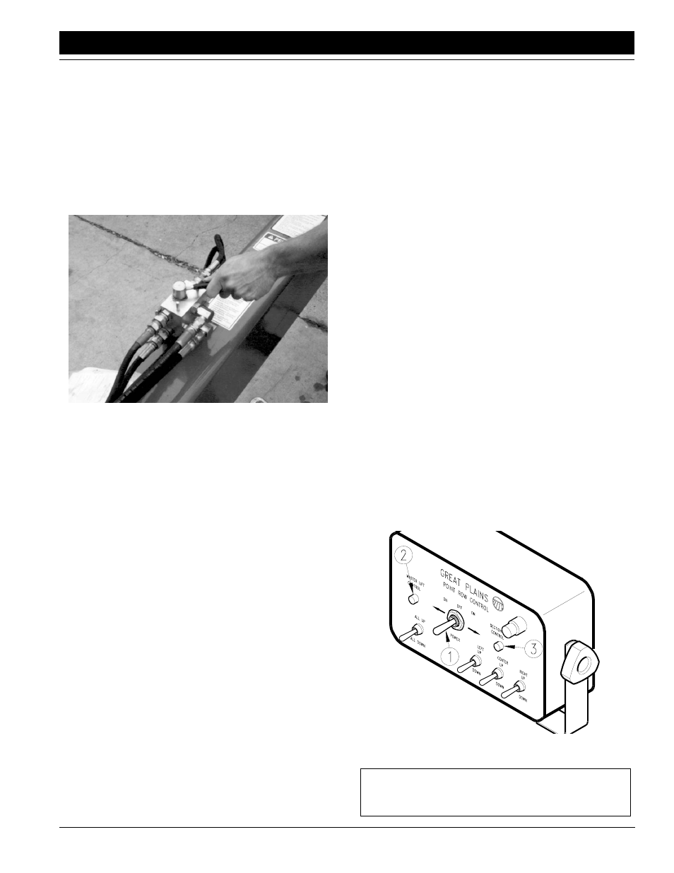 Marker operation, Double selector valves, Shaft monitor operation | Point-row operation | Great Plains 3S-3000F Operator Manual v2 User Manual | Page 33 / 73
