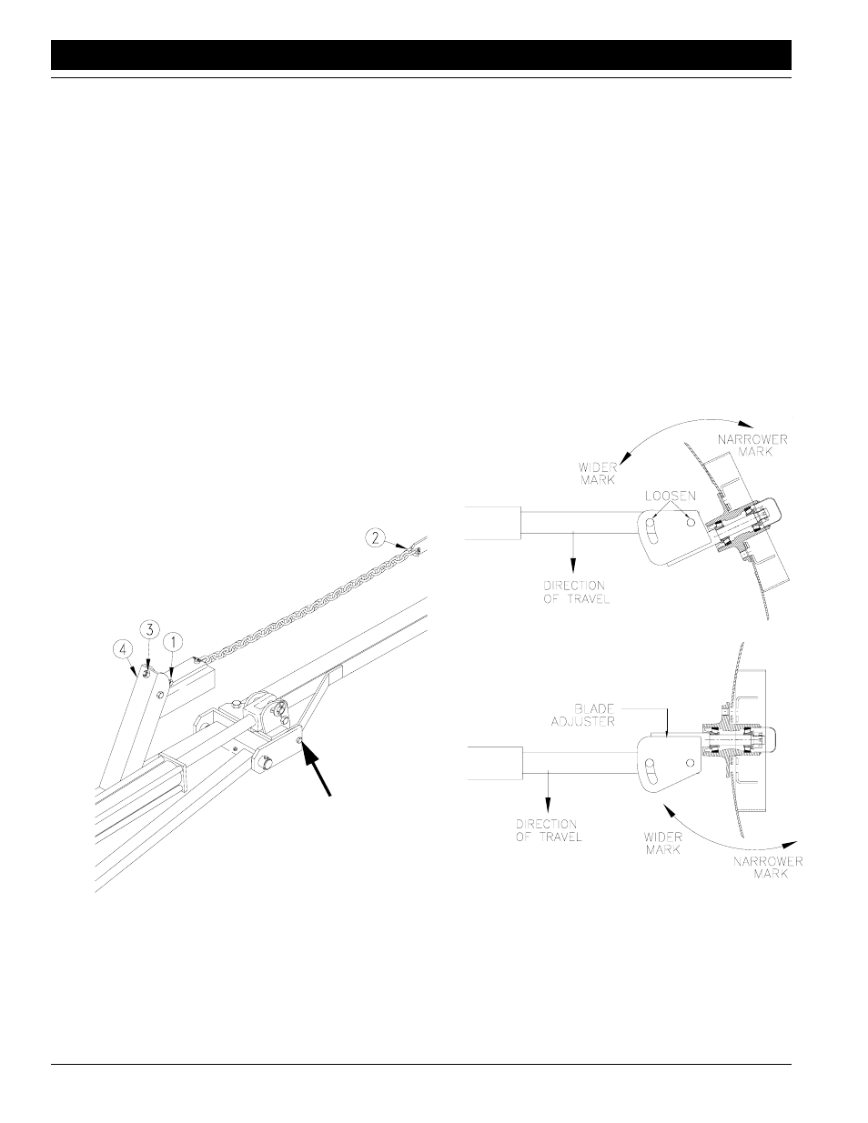Marker chain, Disk adjustment | Great Plains 3S-3000F Operator Manual v2 User Manual | Page 48 / 73