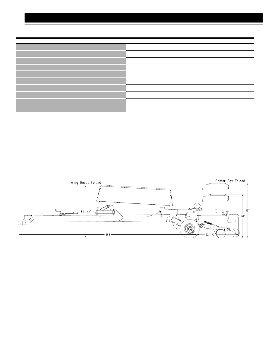 Specifications and capacities | Great Plains 3S-3000F Operator Manual v2 User Manual | Page 65 / 73