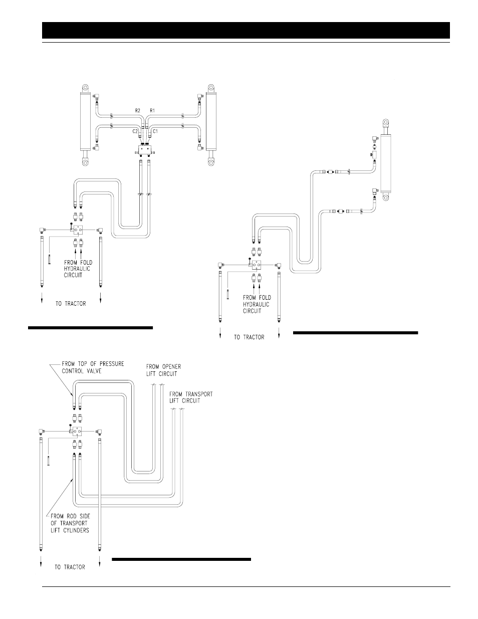 Hydraulic schematics | Great Plains 3S-3000F Operator Manual v2 User Manual | Page 71 / 73