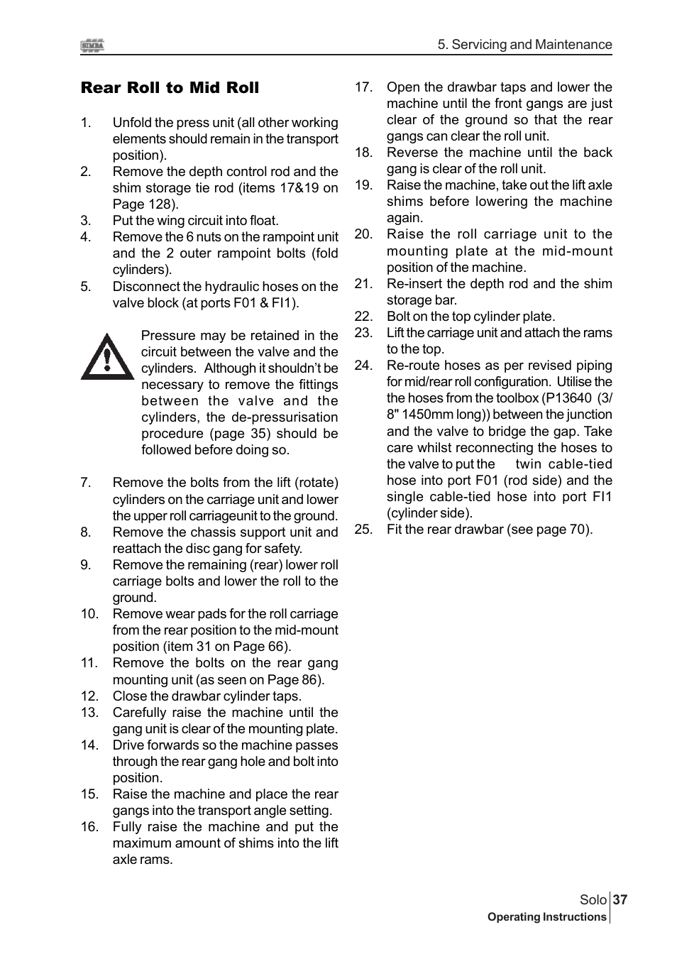 Great Plains P15061 Serial No 12682 User Manual | Page 37 / 44