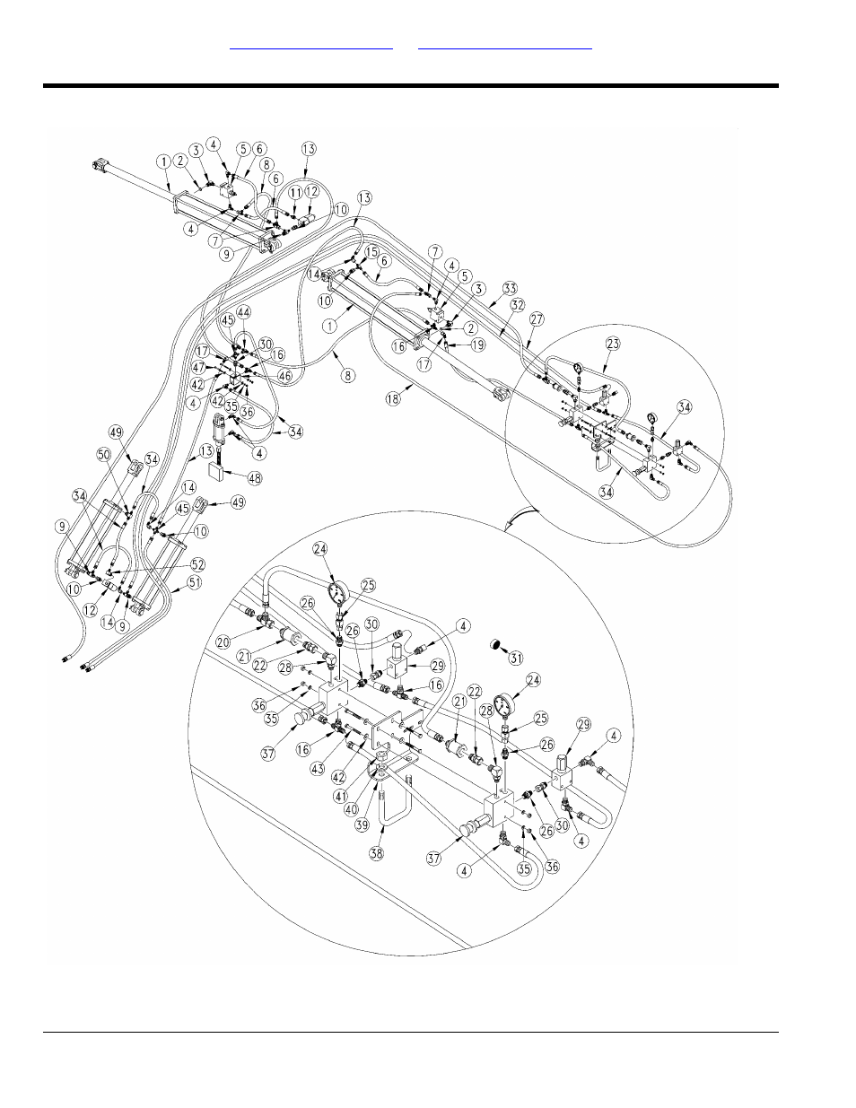 Implement hydraulics, Nta2007 s/n b1008x-) | Great Plains NTA2007 Parts Manua User Manual | Page 100 / 176