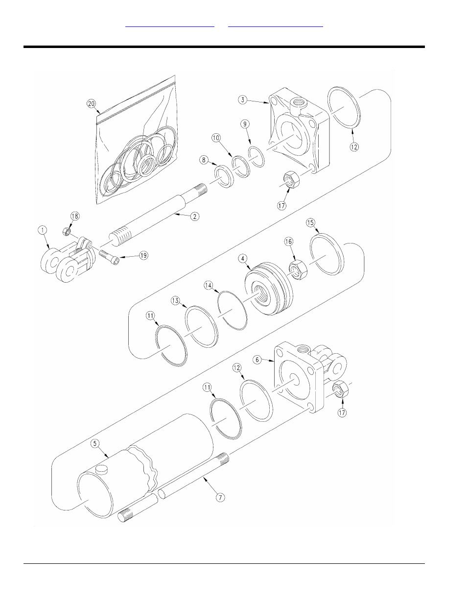 Hydraulic cylinder (810-171p) | Great Plains NTA2007 Parts Manua User Manual | Page 112 / 176