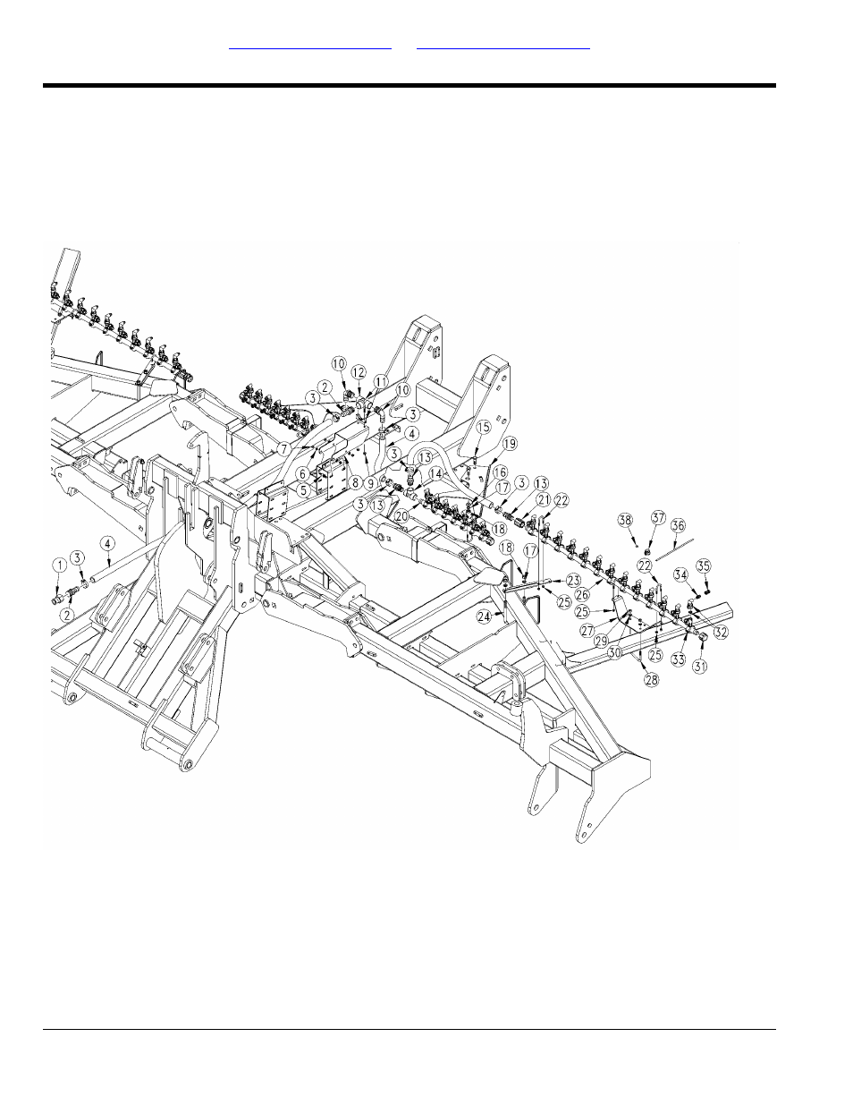 Implement liquid fertilizer, Implement fertilizer plumbing | Great Plains NTA2007 Parts Manua User Manual | Page 124 / 176