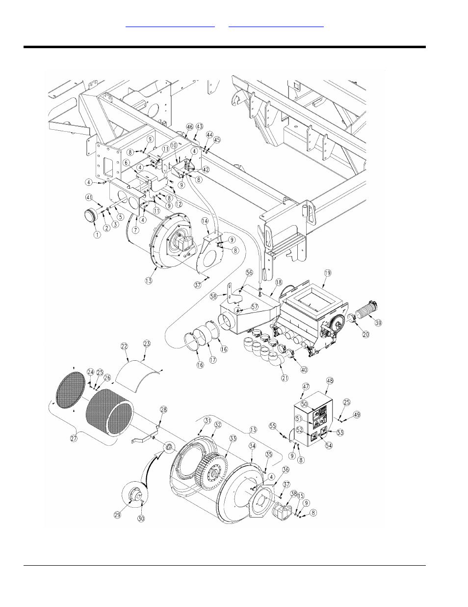 Fan mounting 150 bushel & single 82 bushel | Great Plains NTA2007 Parts Manua User Manual | Page 60 / 176