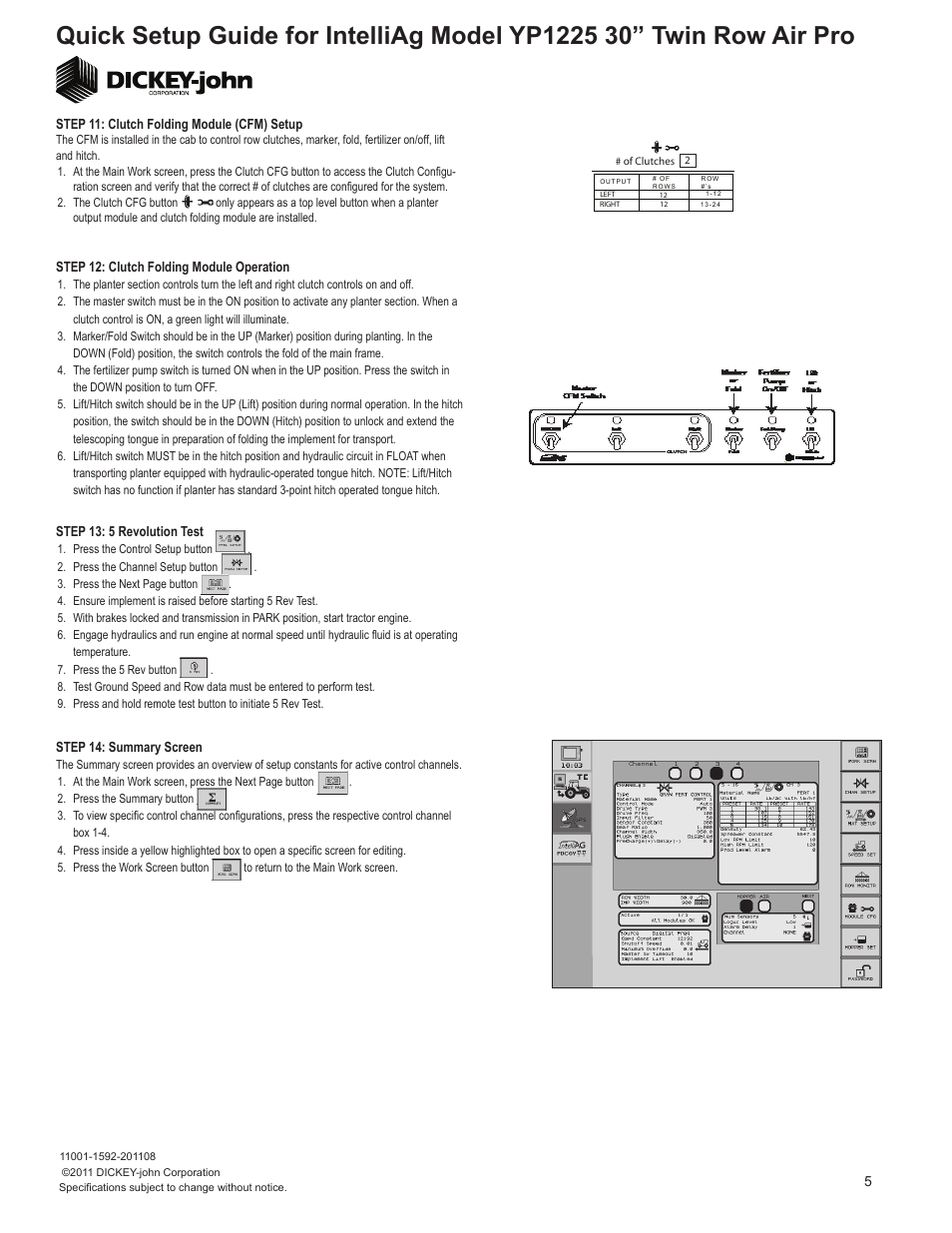 Great Plains YP1225A-24TR 24 Twin Row 30-Inch Quick Start User Manual | Page 5 / 6