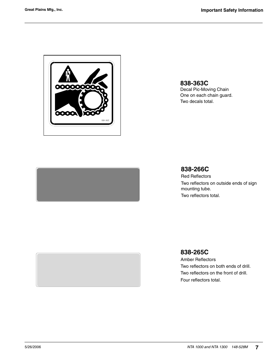 363c, 266c, 265c | Great Plains NTA1300 Operator Manual User Manual | Page 9 / 41
