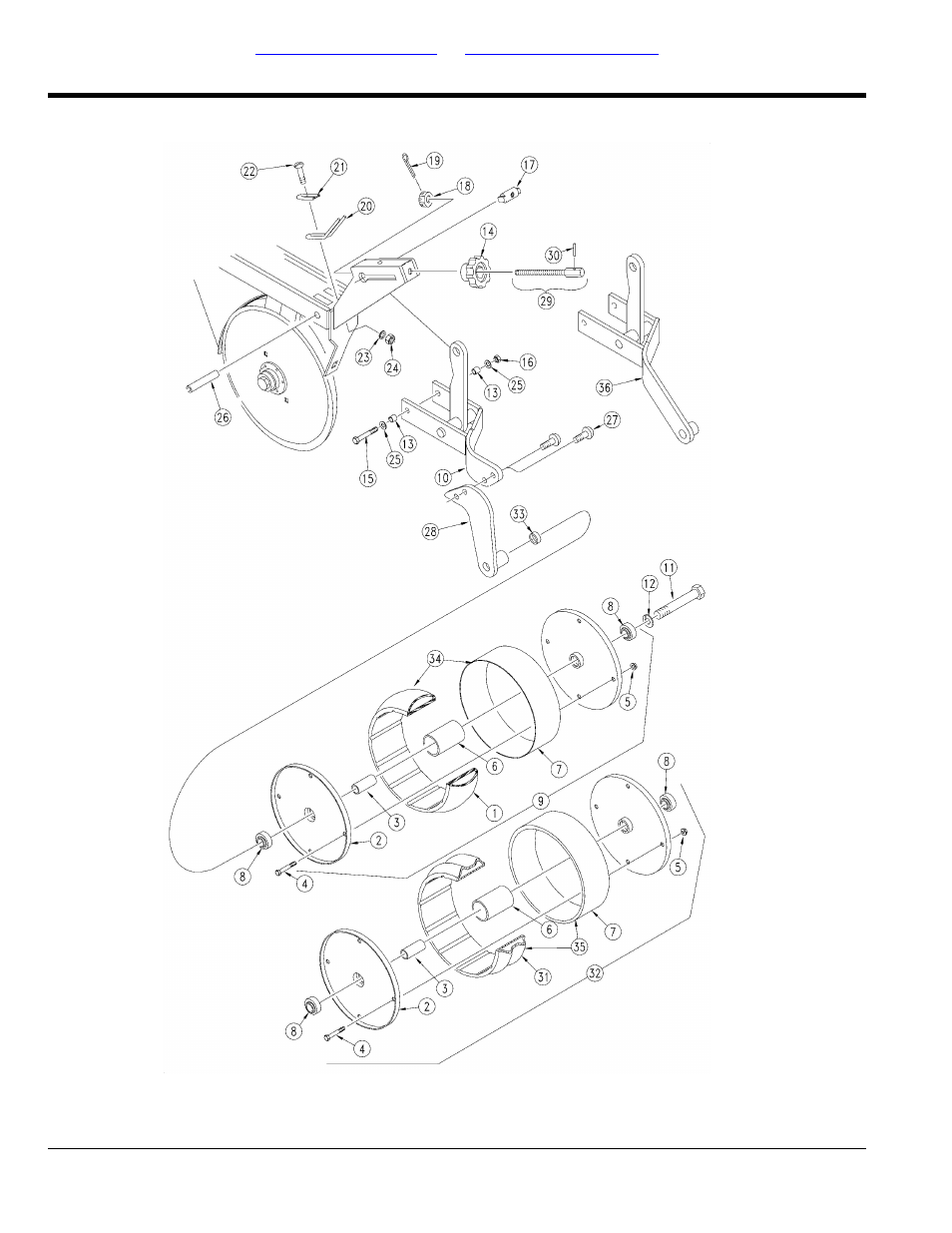 4" x 12" smooth and dual rib press wheel | Great Plains 3PD30 Parts Manual User Manual | Page 128 / 186