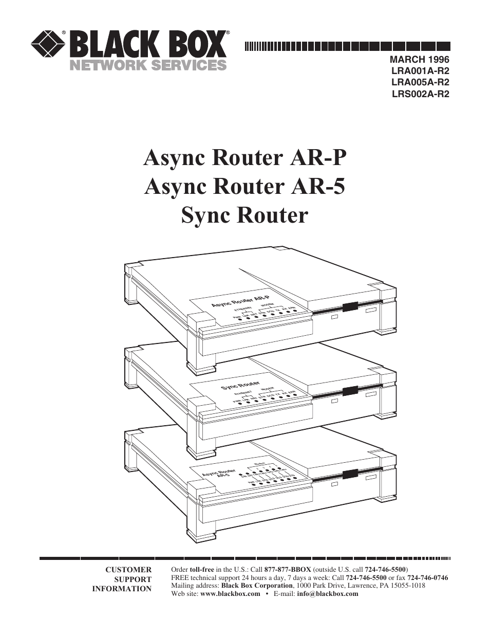 Black Box LRA005A-R2 User Manual | 275 pages