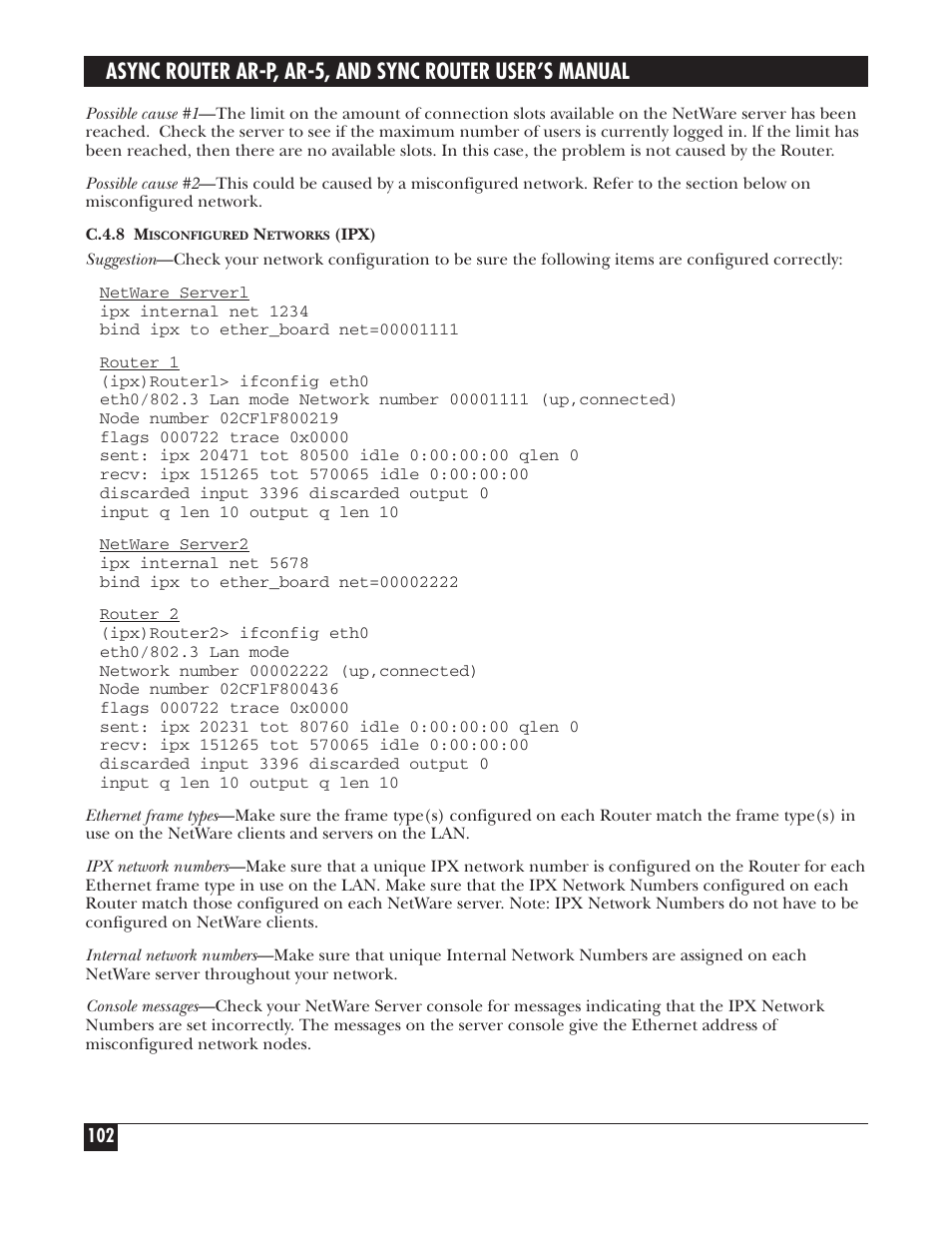 Black Box LRA005A-R2 User Manual | Page 102 / 275