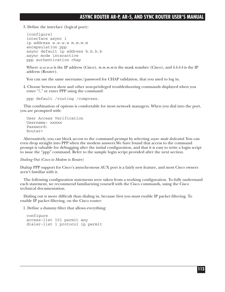 Black Box LRA005A-R2 User Manual | Page 113 / 275