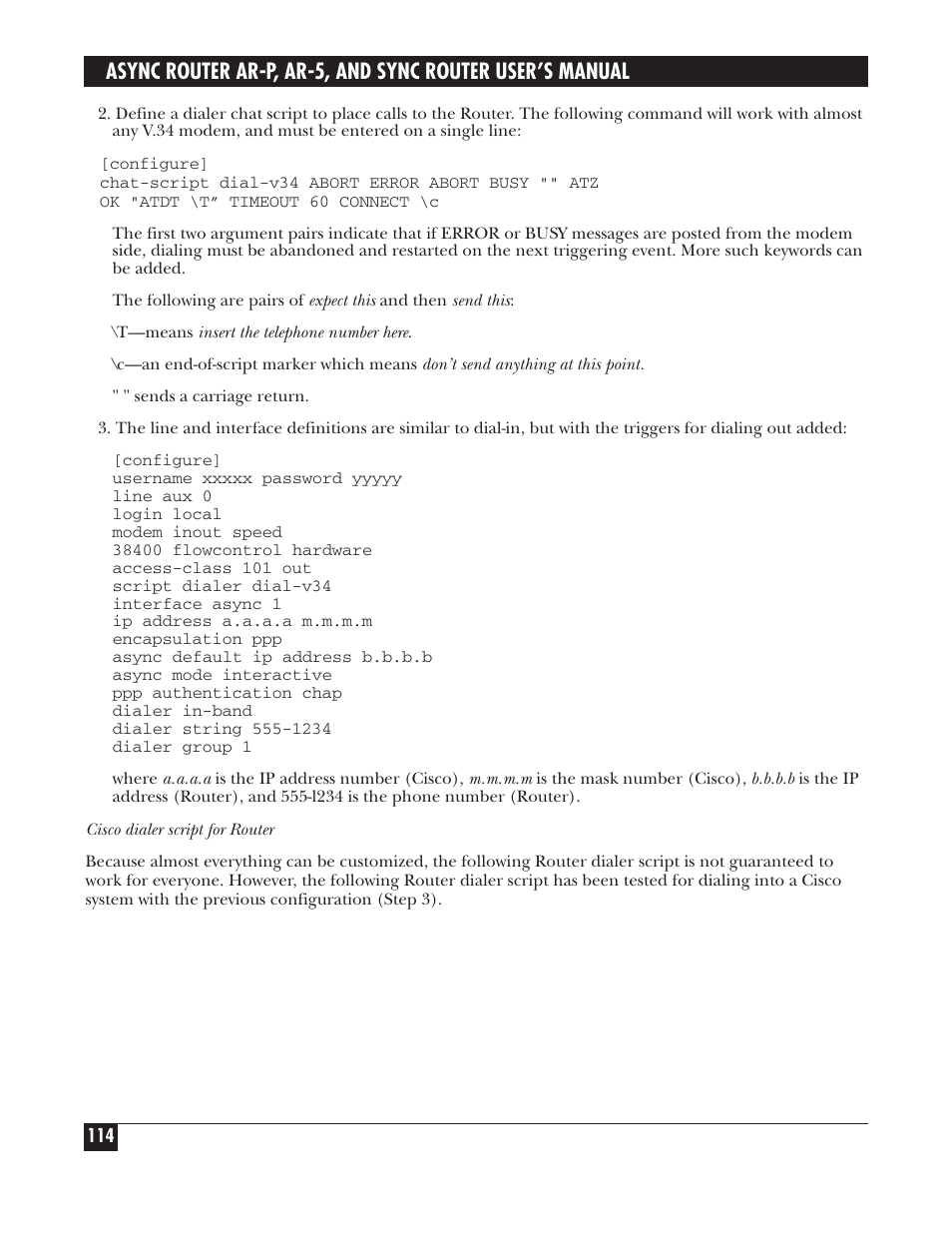 Black Box LRA005A-R2 User Manual | Page 114 / 275