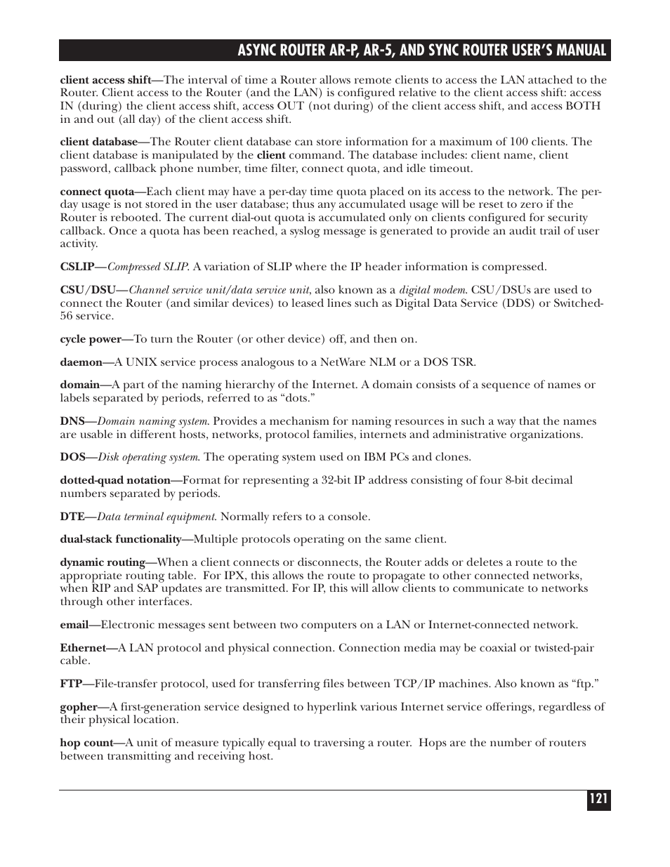 Black Box LRA005A-R2 User Manual | Page 121 / 275