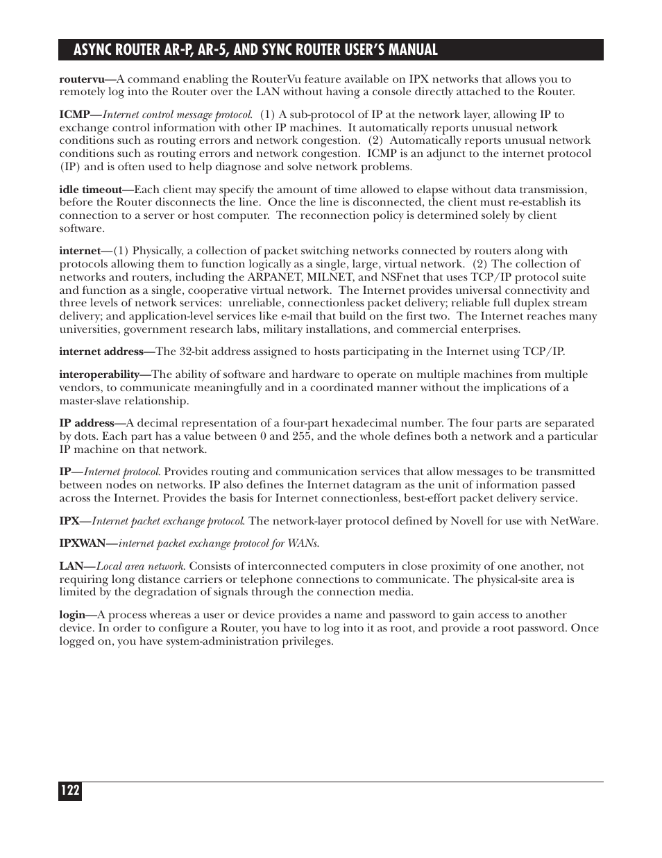 Black Box LRA005A-R2 User Manual | Page 122 / 275