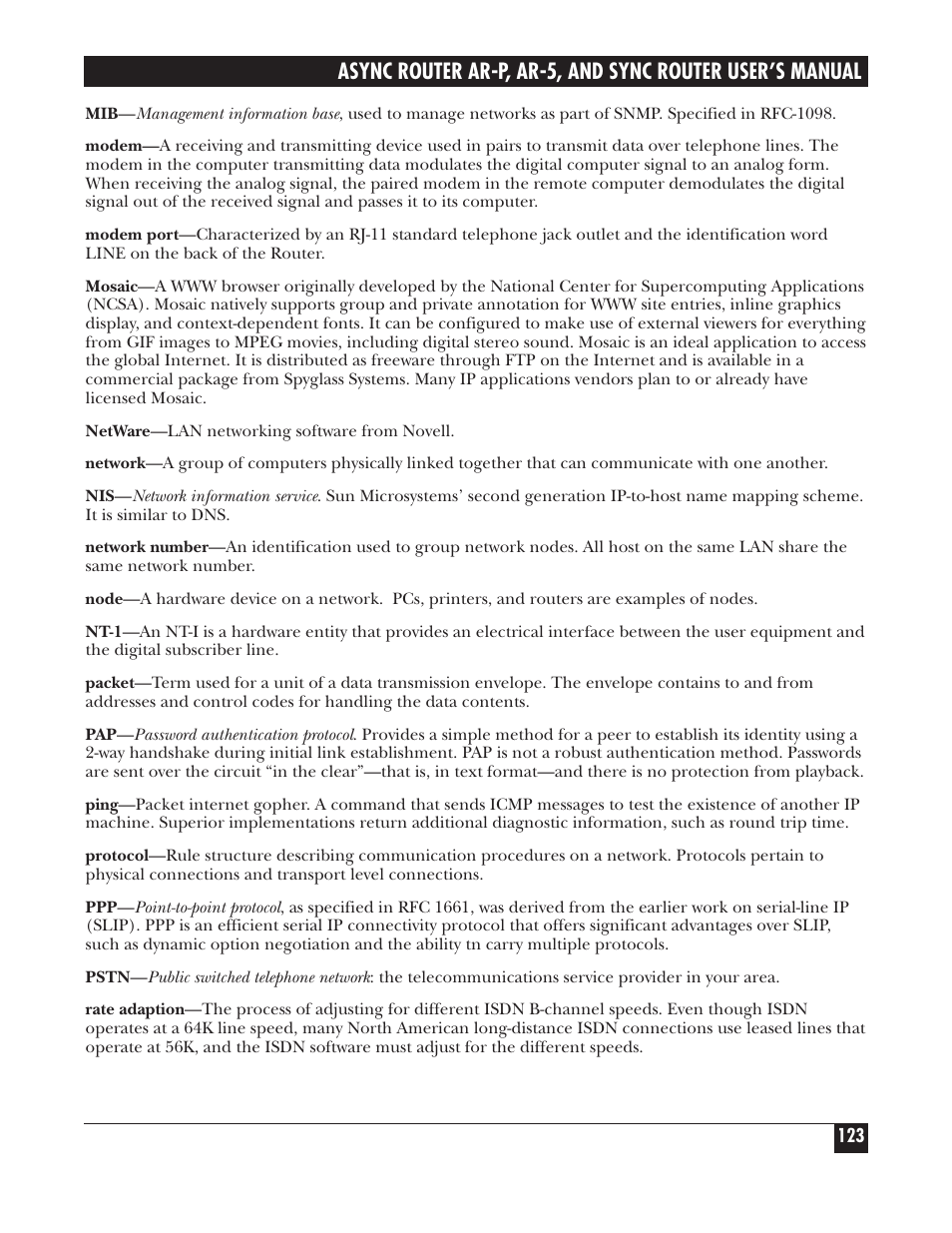 Black Box LRA005A-R2 User Manual | Page 123 / 275