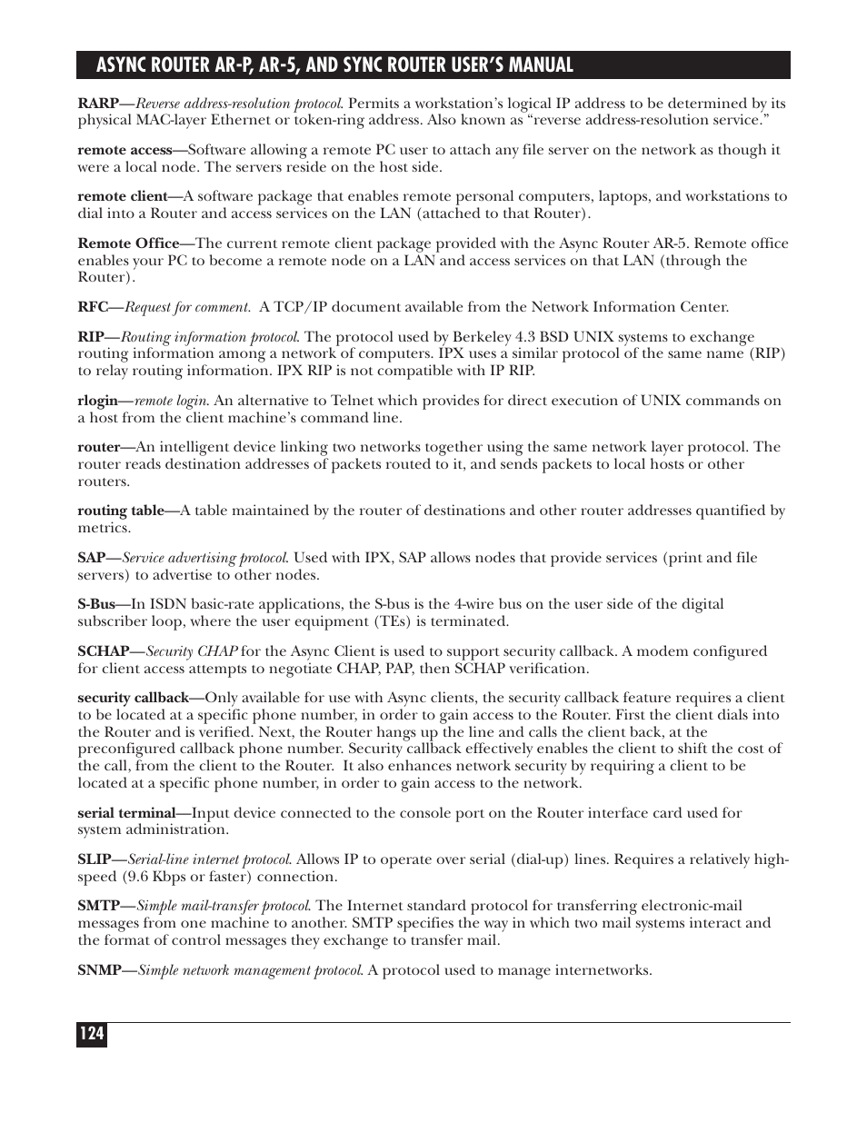 Black Box LRA005A-R2 User Manual | Page 124 / 275