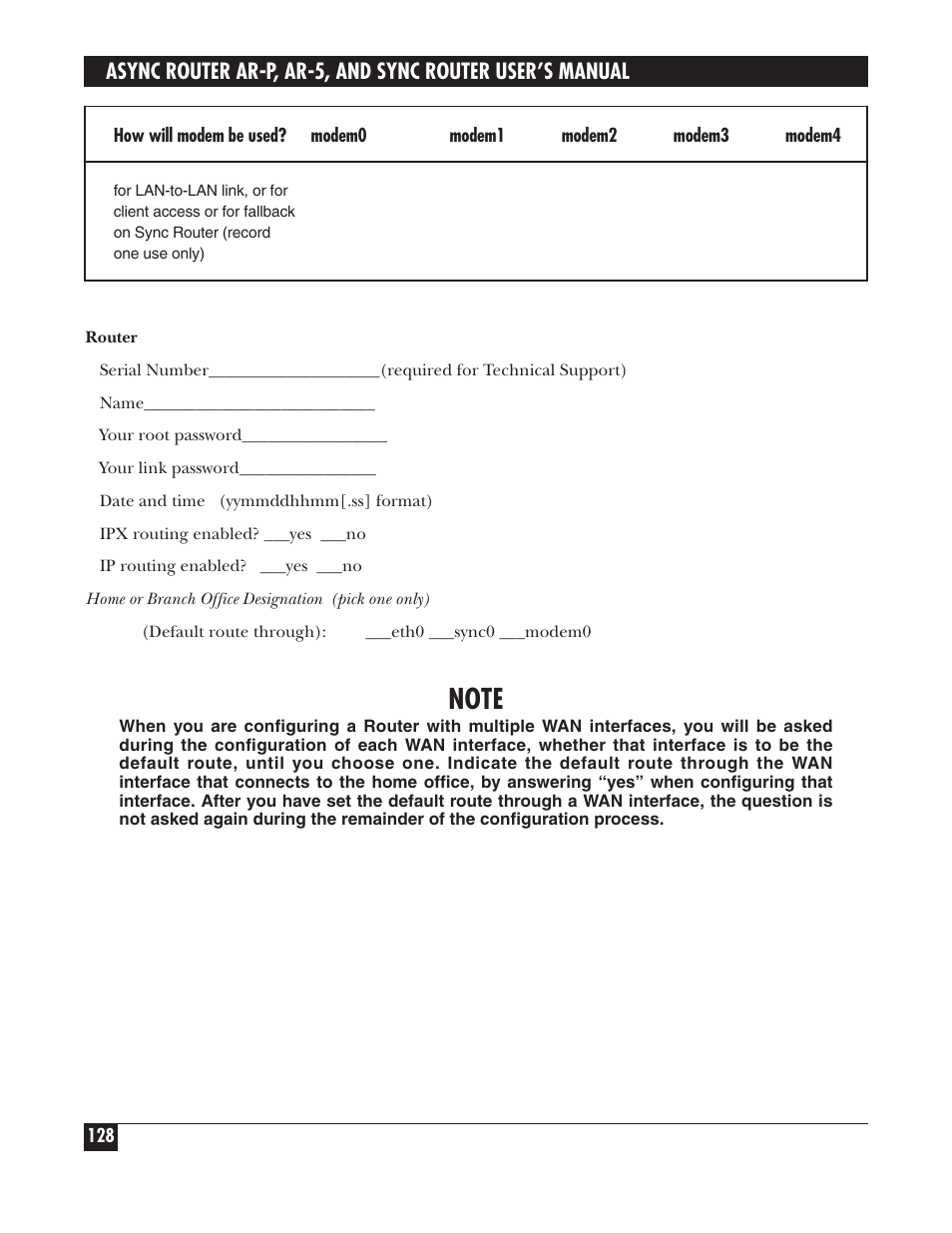 Black Box LRA005A-R2 User Manual | Page 128 / 275