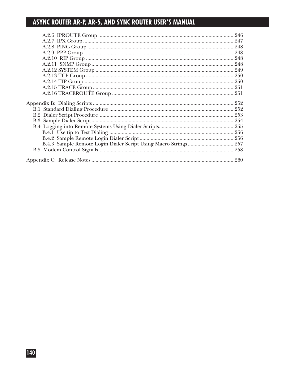 Black Box LRA005A-R2 User Manual | Page 140 / 275