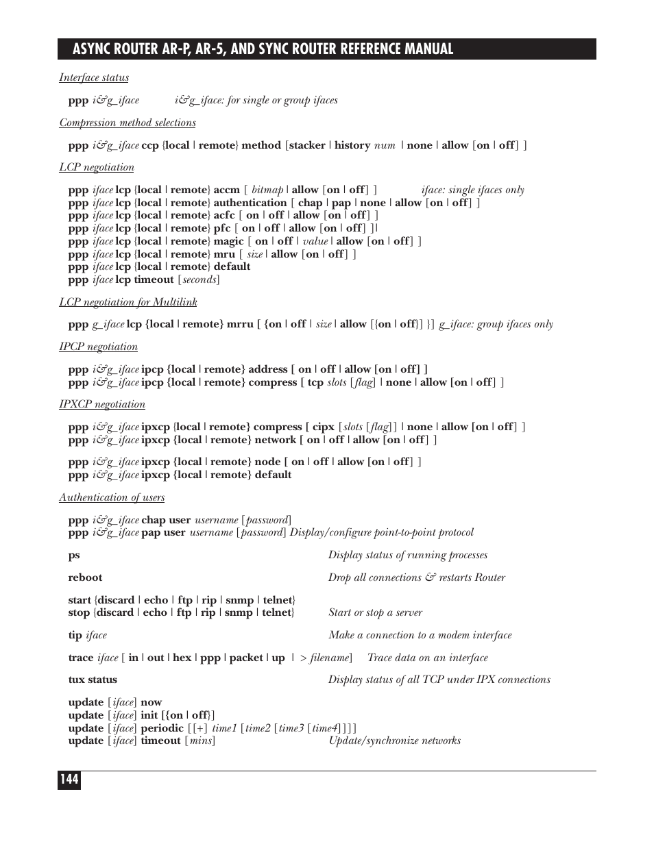 Black Box LRA005A-R2 User Manual | Page 144 / 275