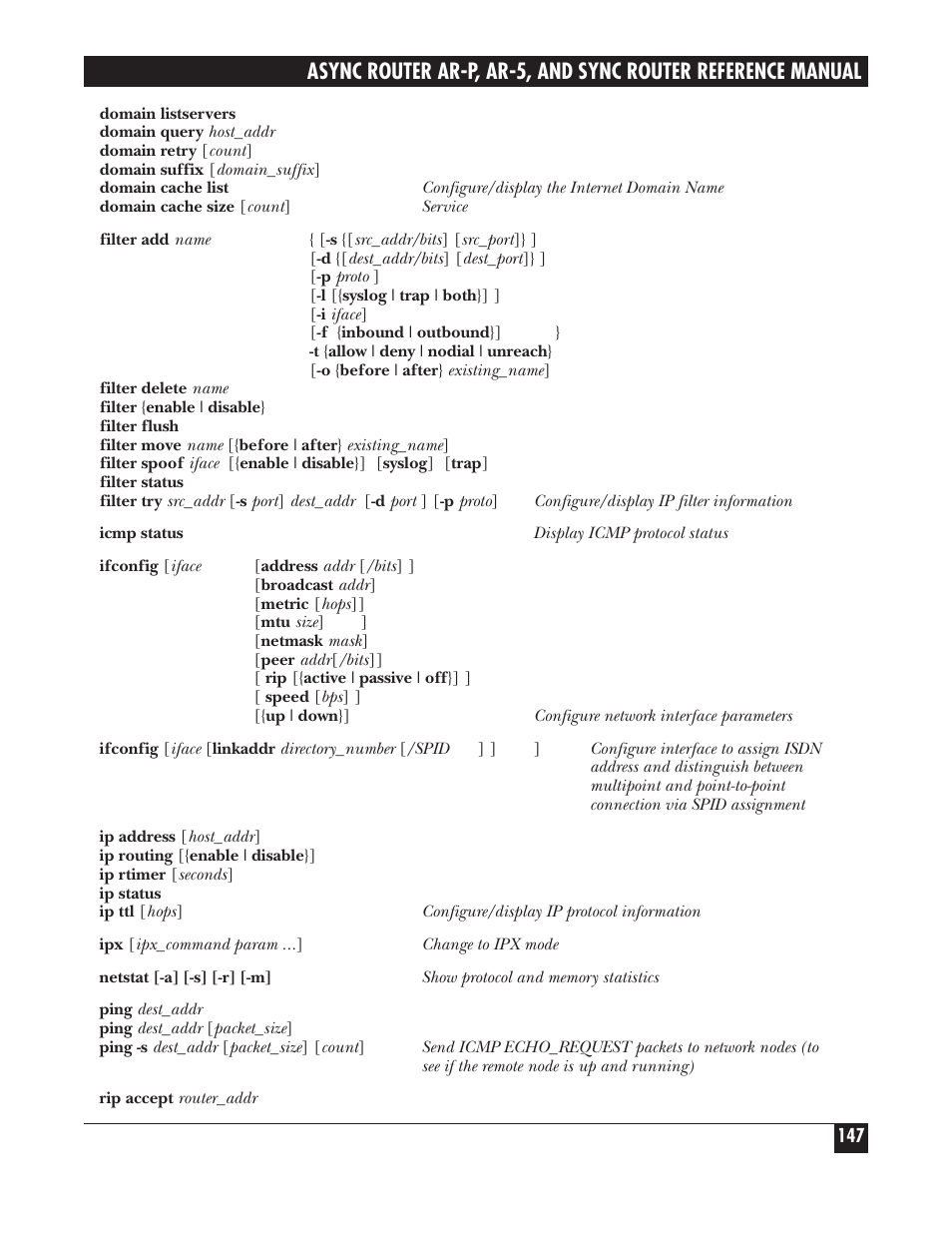 Black Box LRA005A-R2 User Manual | Page 147 / 275