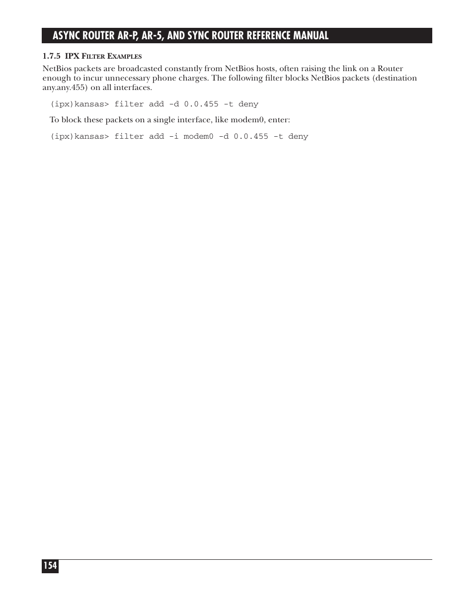 Black Box LRA005A-R2 User Manual | Page 154 / 275