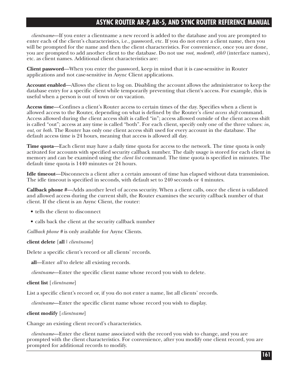 Black Box LRA005A-R2 User Manual | Page 161 / 275