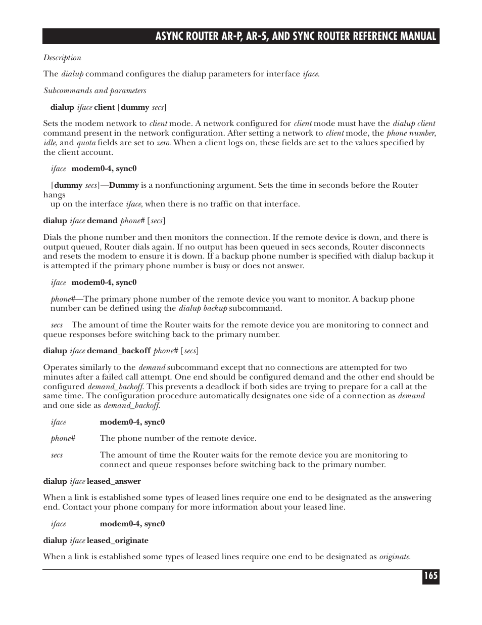 Black Box LRA005A-R2 User Manual | Page 165 / 275