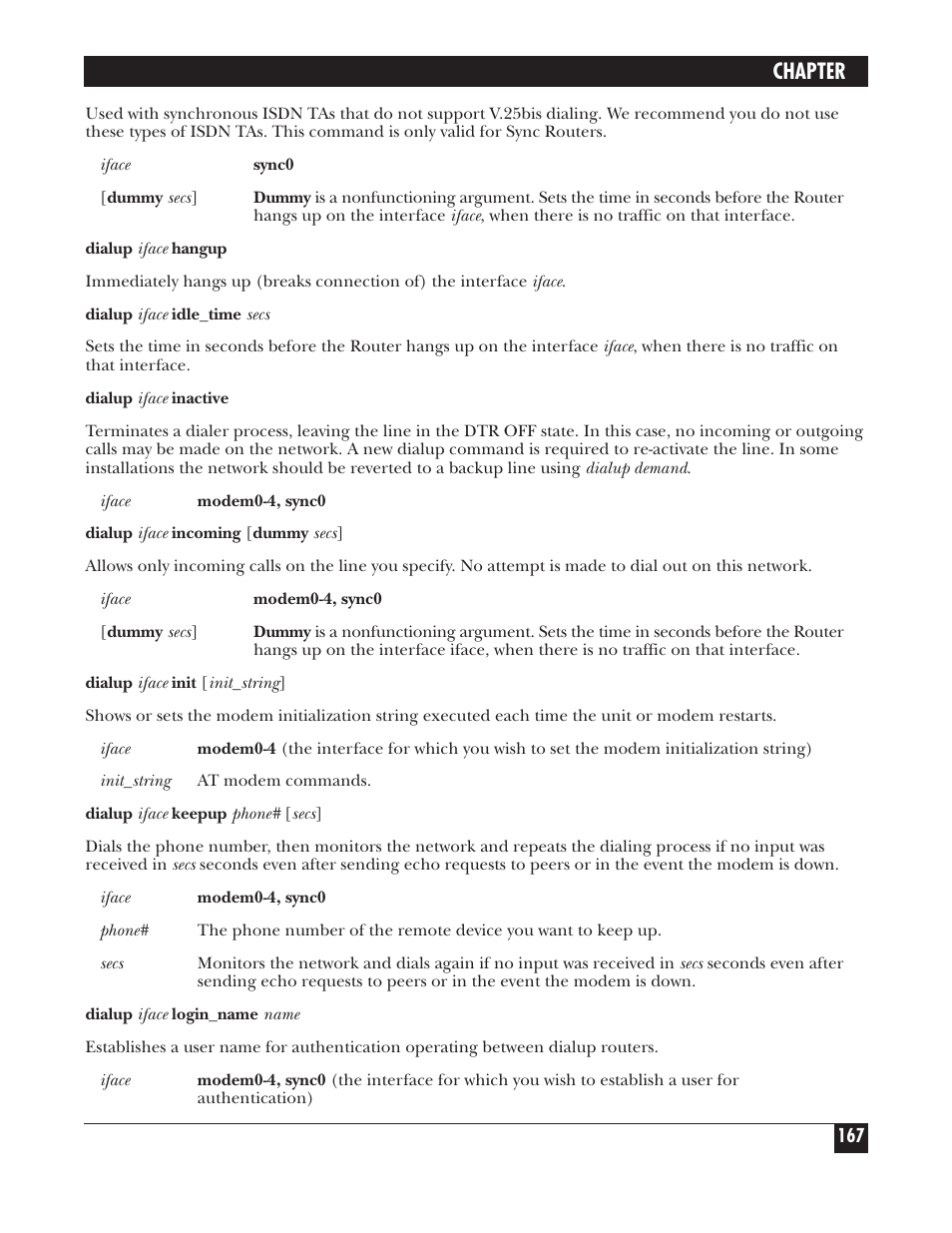 Chapter | Black Box LRA005A-R2 User Manual | Page 167 / 275