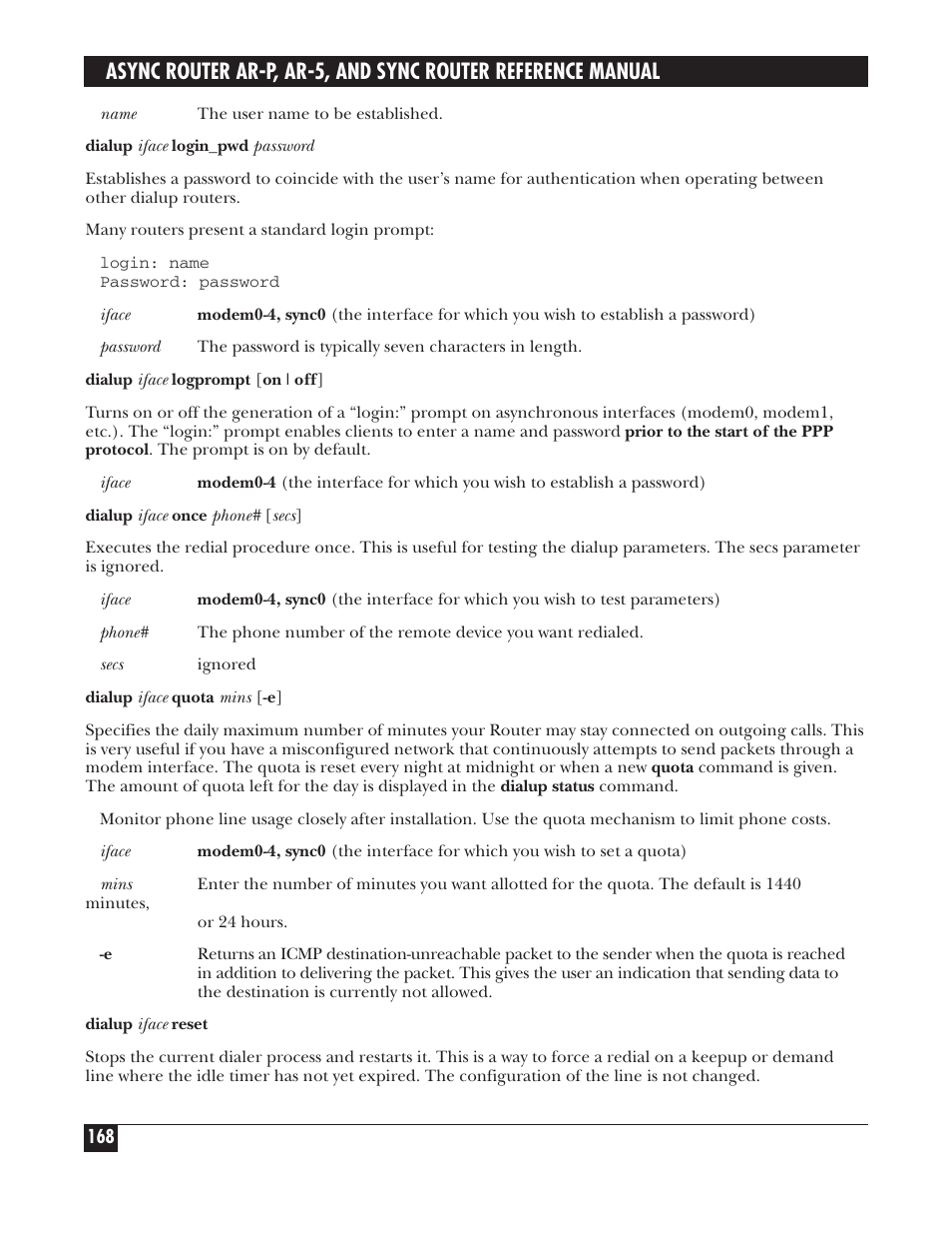 Black Box LRA005A-R2 User Manual | Page 168 / 275