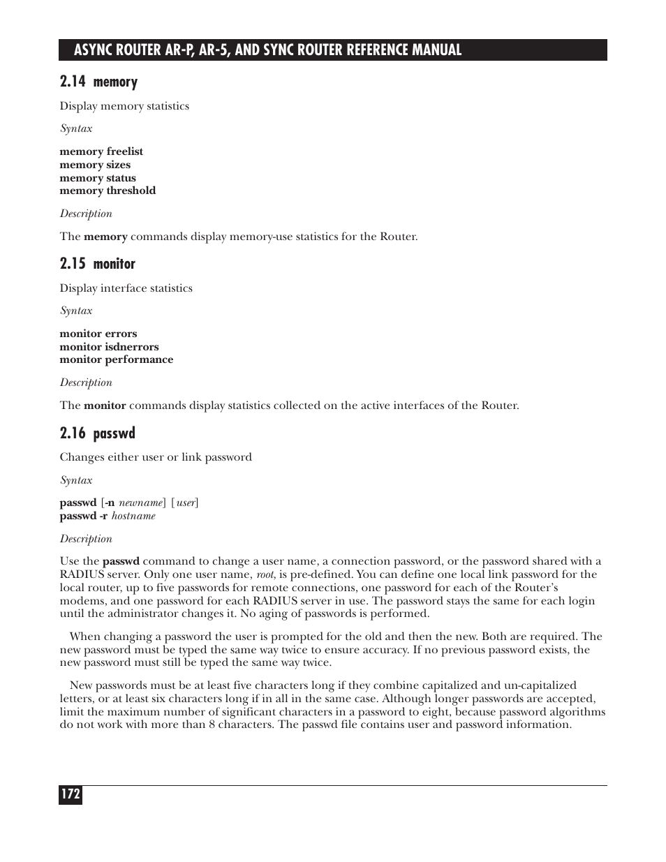 Black Box LRA005A-R2 User Manual | Page 172 / 275
