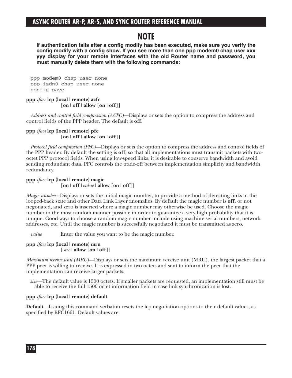 Black Box LRA005A-R2 User Manual | Page 178 / 275