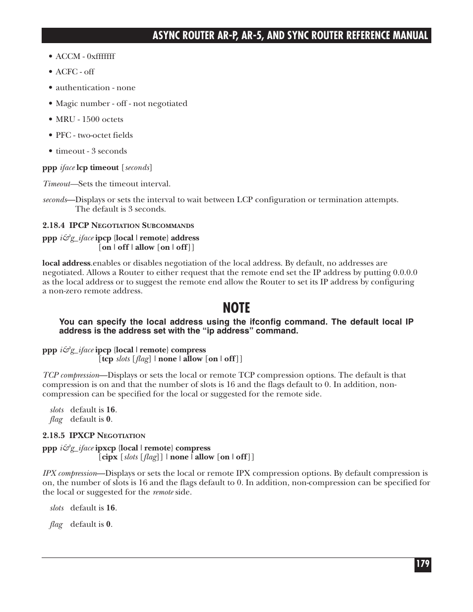 Black Box LRA005A-R2 User Manual | Page 179 / 275
