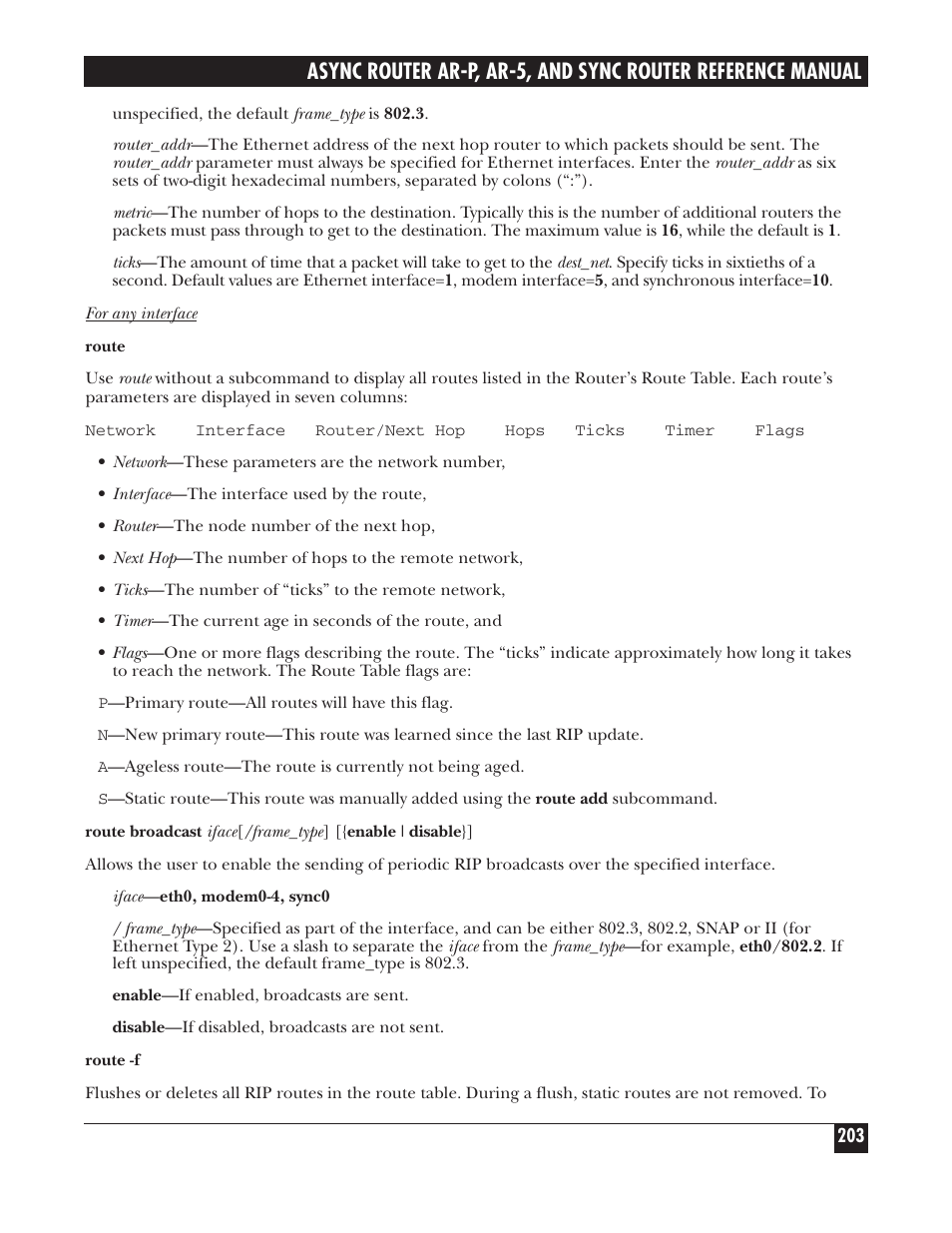 Black Box LRA005A-R2 User Manual | Page 203 / 275