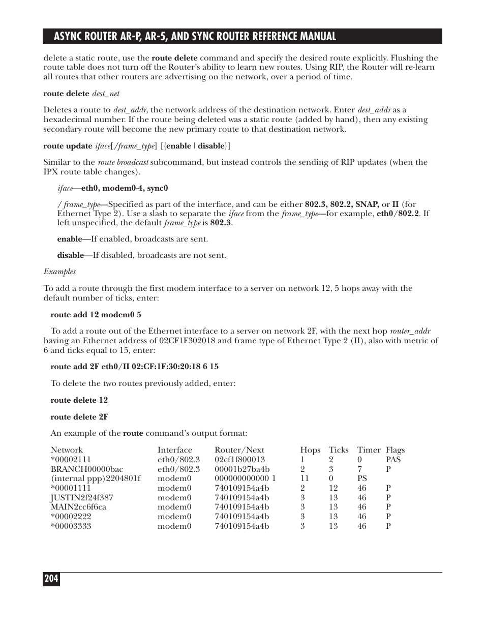 Black Box LRA005A-R2 User Manual | Page 204 / 275