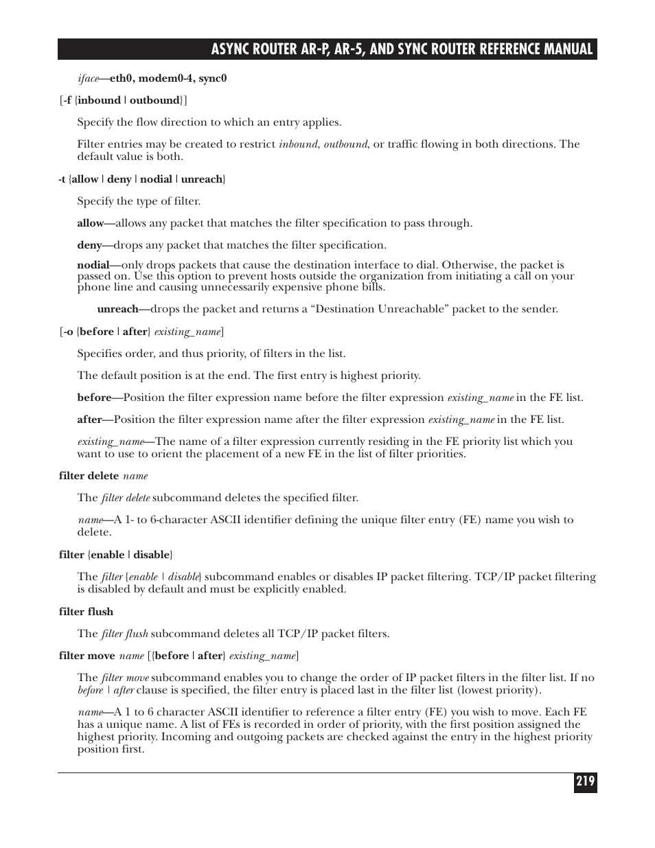 Black Box LRA005A-R2 User Manual | Page 219 / 275