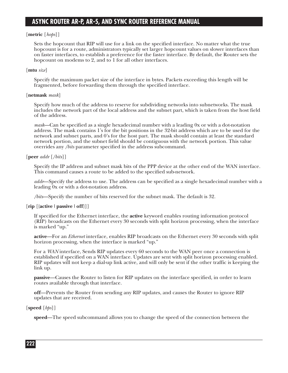Black Box LRA005A-R2 User Manual | Page 222 / 275