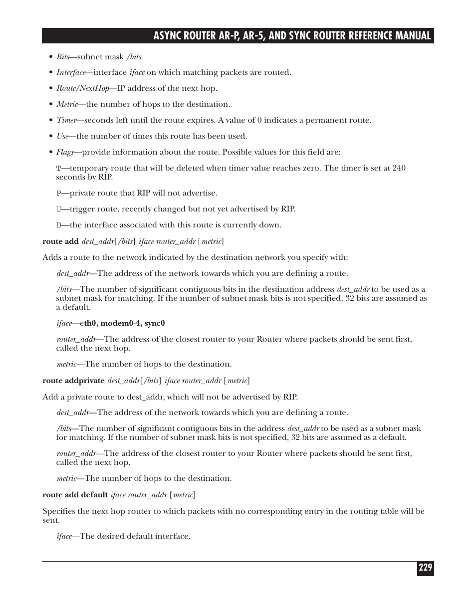 Black Box LRA005A-R2 User Manual | Page 229 / 275