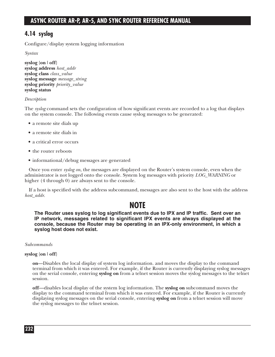 Black Box LRA005A-R2 User Manual | Page 232 / 275