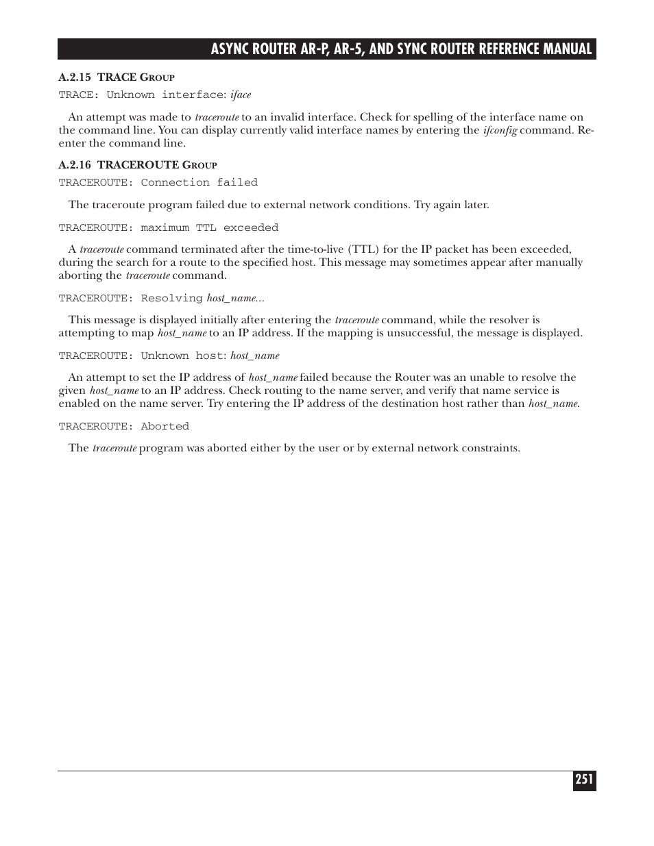 Black Box LRA005A-R2 User Manual | Page 251 / 275