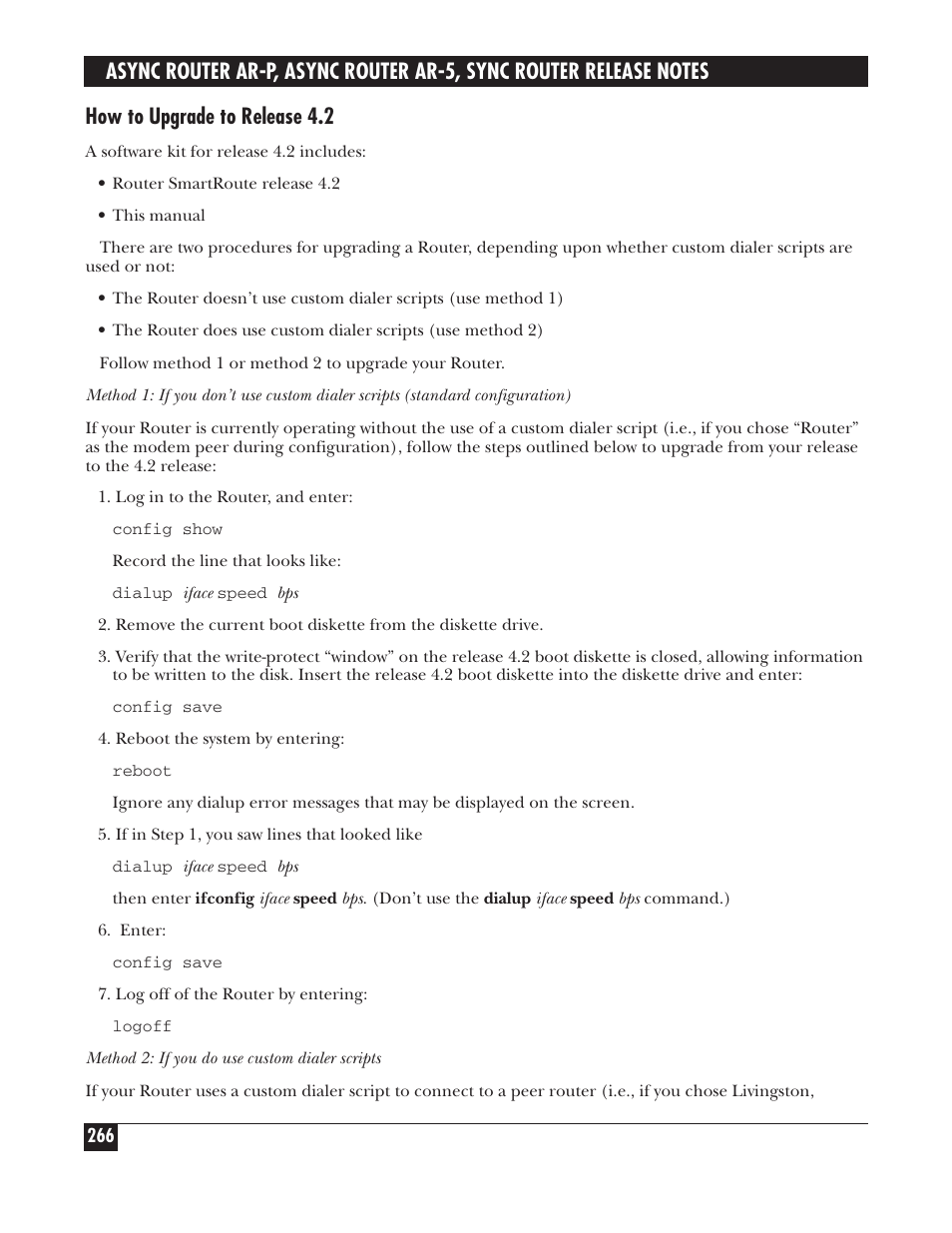How to upgrade to release 4.2 | Black Box LRA005A-R2 User Manual | Page 266 / 275