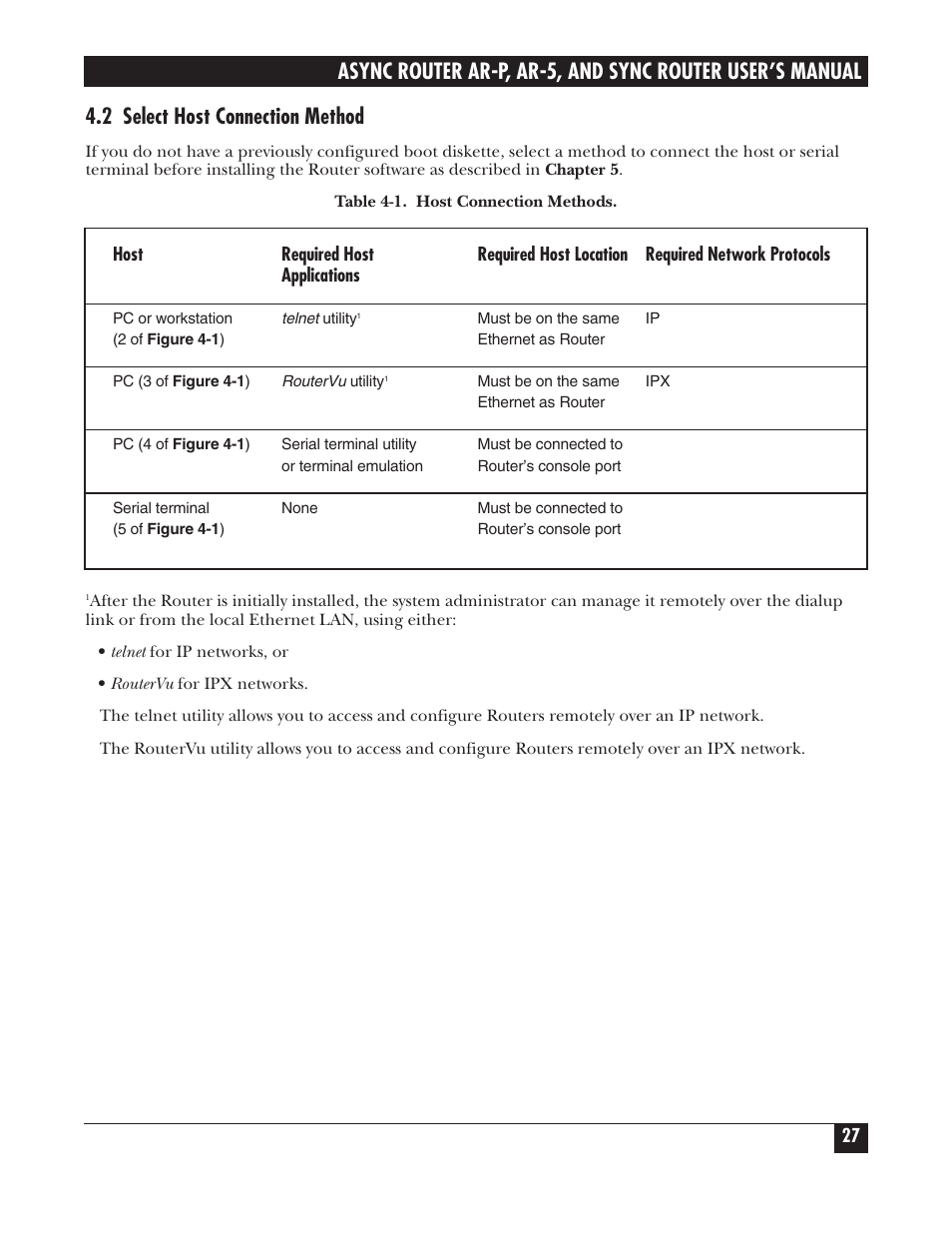 2 select host connection method | Black Box LRA005A-R2 User Manual | Page 27 / 275