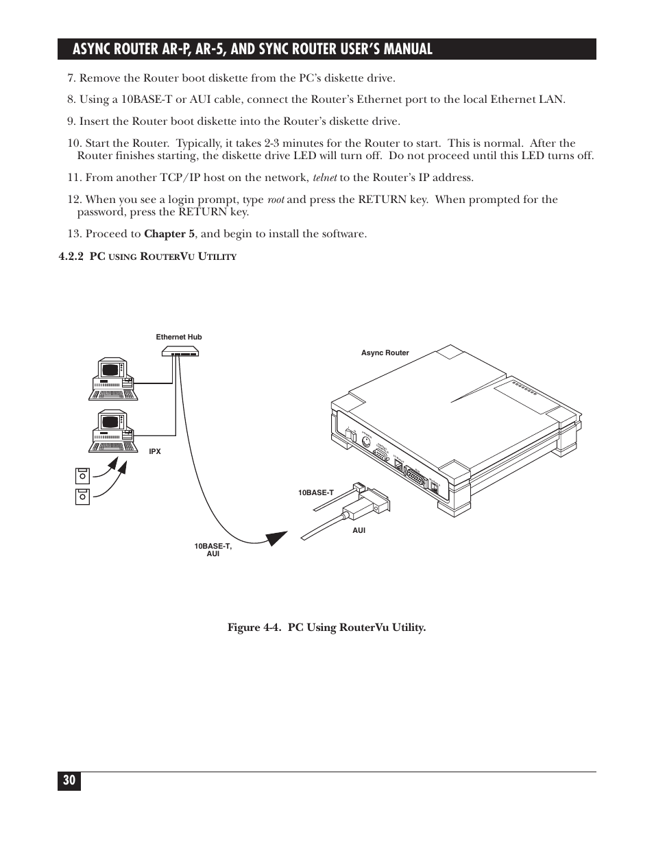 Figure 4-4. pc using routervu utility | Black Box LRA005A-R2 User Manual | Page 30 / 275